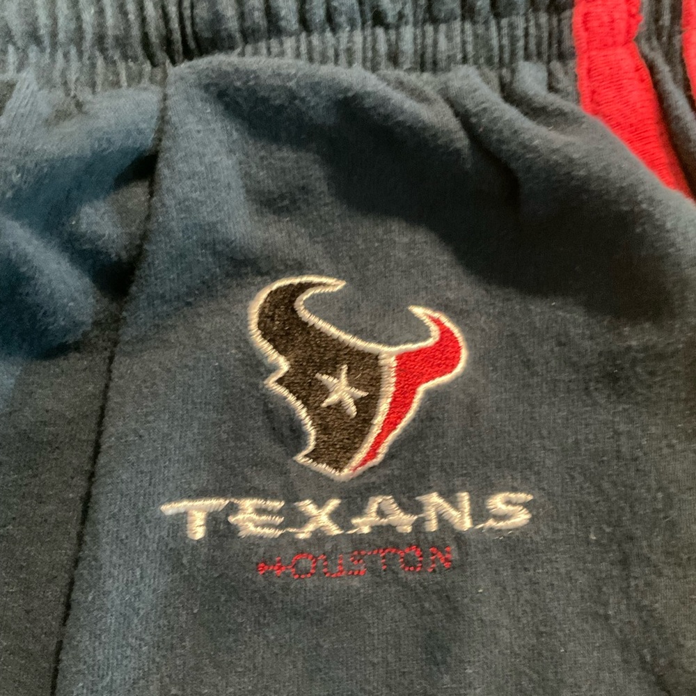 HOUSTON TEXANS Sleepwear Pajama Lounge PJ PANTS Men's LARGE Heavyweight